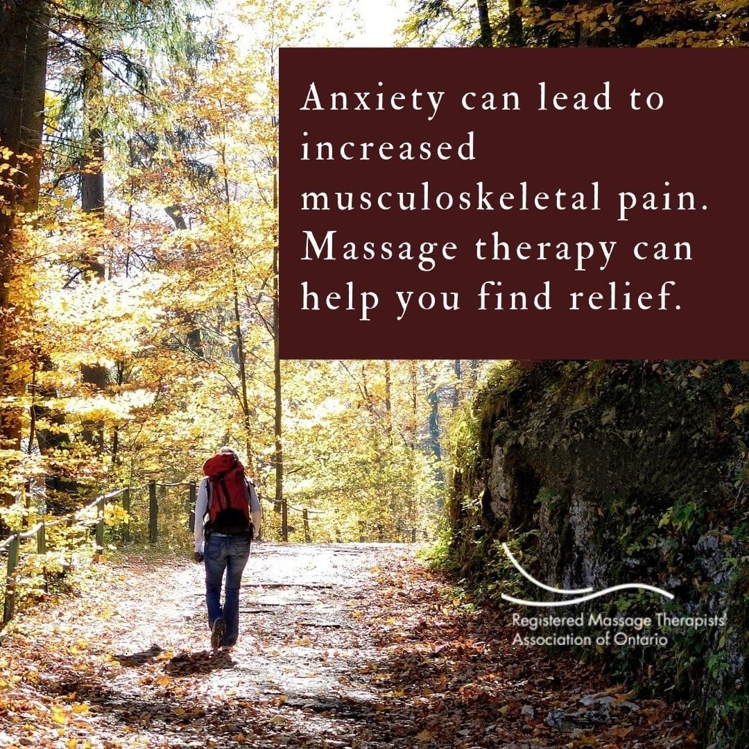 Informative poster about Anxiety by RMTAO 